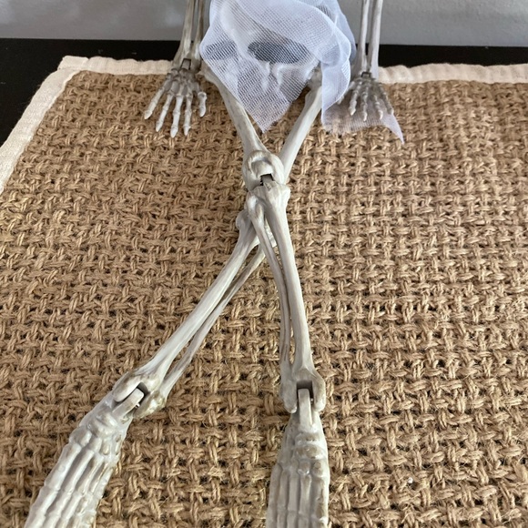 HALLOWEEN SKELETON BRIDE FULL BODY JOINT ARTICULATION DECOR VINTAGE - Picture 9 of 16